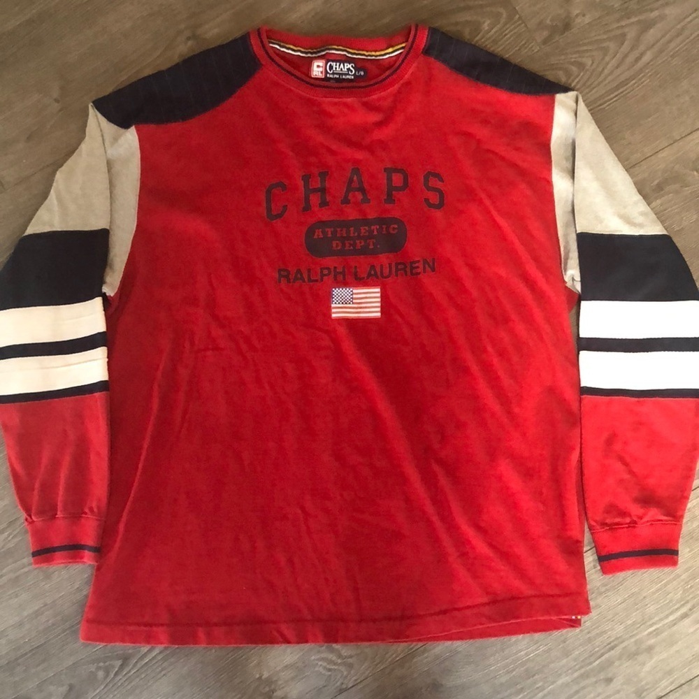 Ralph Lauren Chaps Vintage 90s pullover Sweat Shirt size large